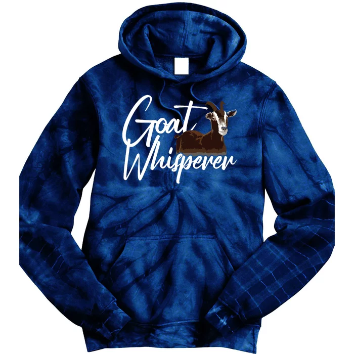 Cute Goat Whisperer Design For Men Women Goat Farmer Lover Tie Dye Hoodie