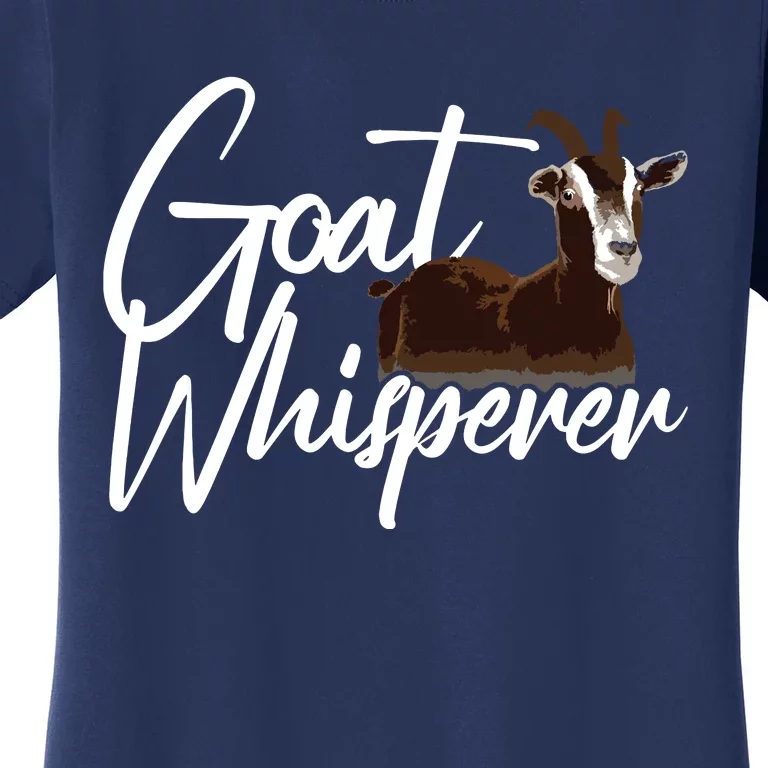 Cute Goat Whisperer Design For Men Women Goat Farmer Lover Women's T-Shirt