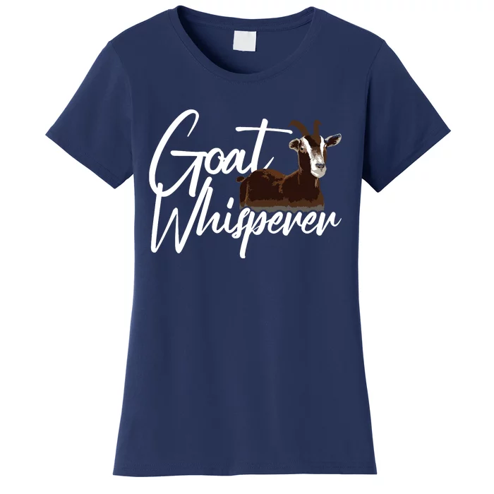 Cute Goat Whisperer Design For Men Women Goat Farmer Lover Women's T-Shirt