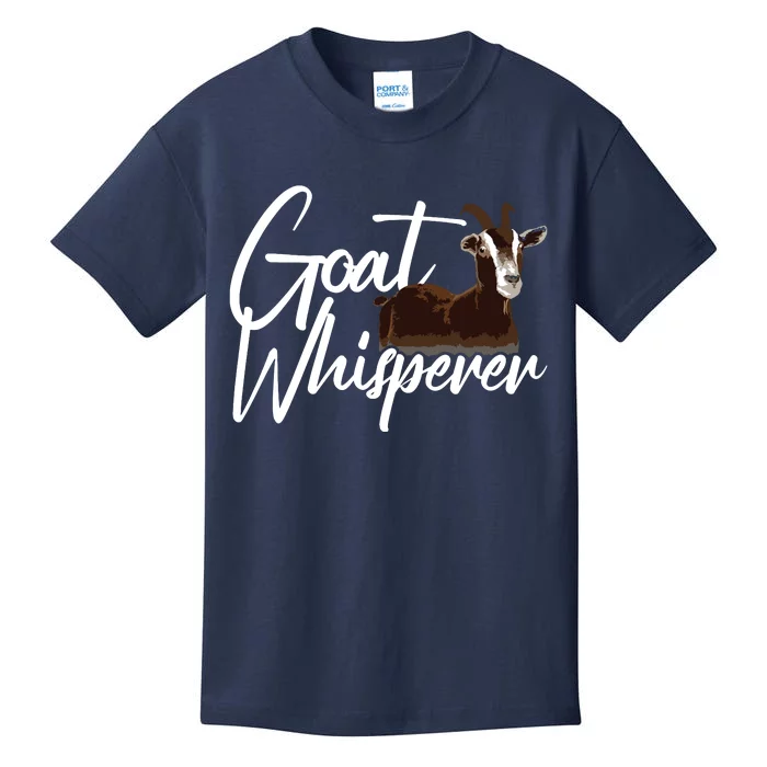 Cute Goat Whisperer Design For Men Women Goat Farmer Lover Kids T-Shirt