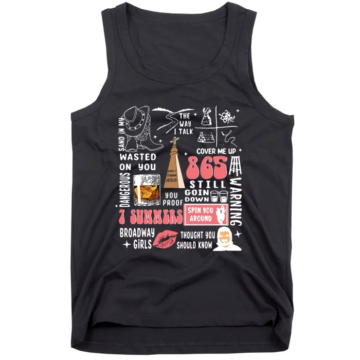 Country Girl Western Country Music Cowgirl Tank Top