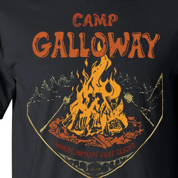 Camp Galloway Where Nature Just Clicks Tall T-Shirt