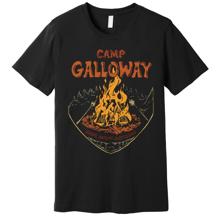 Camp Galloway Where Nature Just Clicks Premium T-Shirt