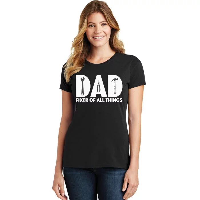 Contractor Gift Woodworking Tools Carpenter Woodworker Dad Women's T-Shirt