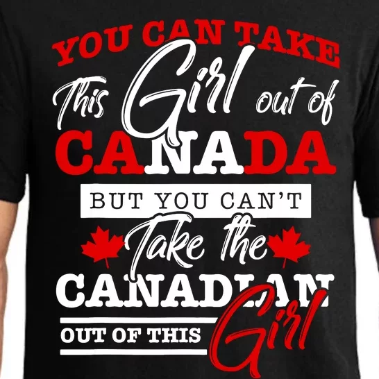 Canadian Girl Women Gifts Maple Leaf Canada Pajama Set