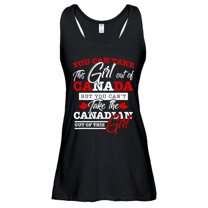 Canadian Girl Women Gifts Maple Leaf Canada Ladies Essential Flowy Tank