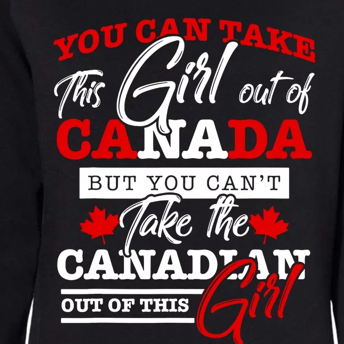 Canadian Girl Women Gifts Maple Leaf Canada Womens California Wash Sweatshirt