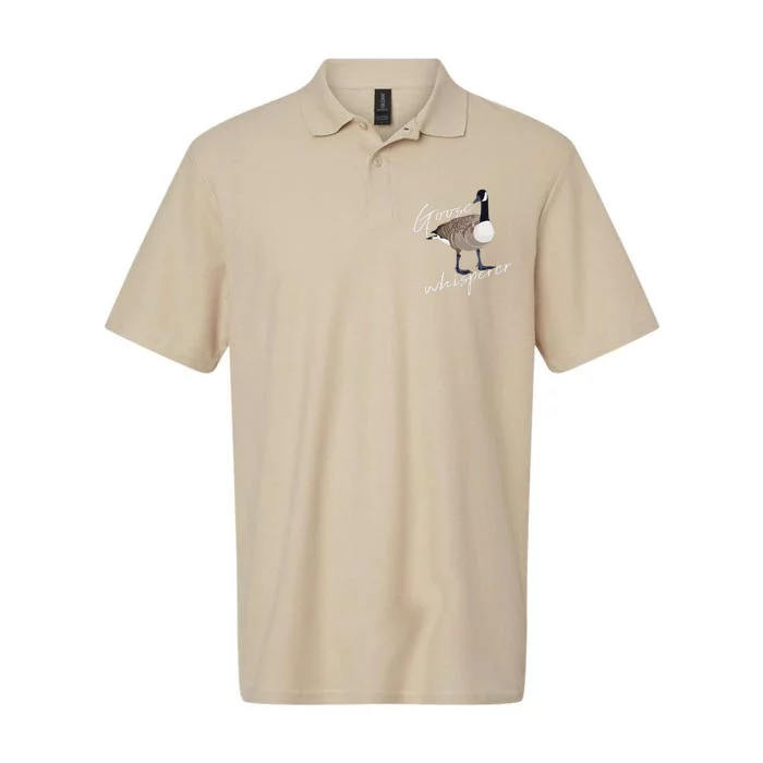 Canadian Goose Whisperer Funny Cute Bird Hunter Gift Animal Softstyle Adult Sport Polo