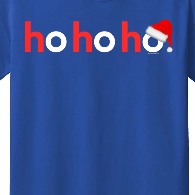 Christmas Gift Xmas Gift Idea Ho Ho Ho Gift Kids T-Shirt