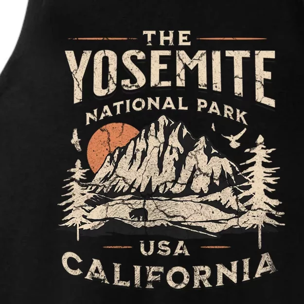 Cute Gift Yosemite National Park California Usa Outdoor Ladies Tri-Blend Wicking Tank