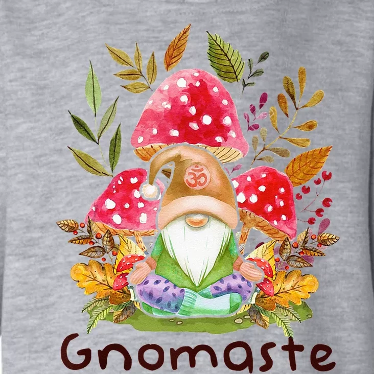 Cute Gnomaste Yoga Gnome Namaste Meditation Zen Toddler Hoodie