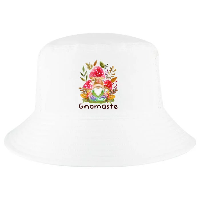 Cute Gnomaste Yoga Gnome Namaste Meditation Zen Cool Comfort Performance Bucket Hat