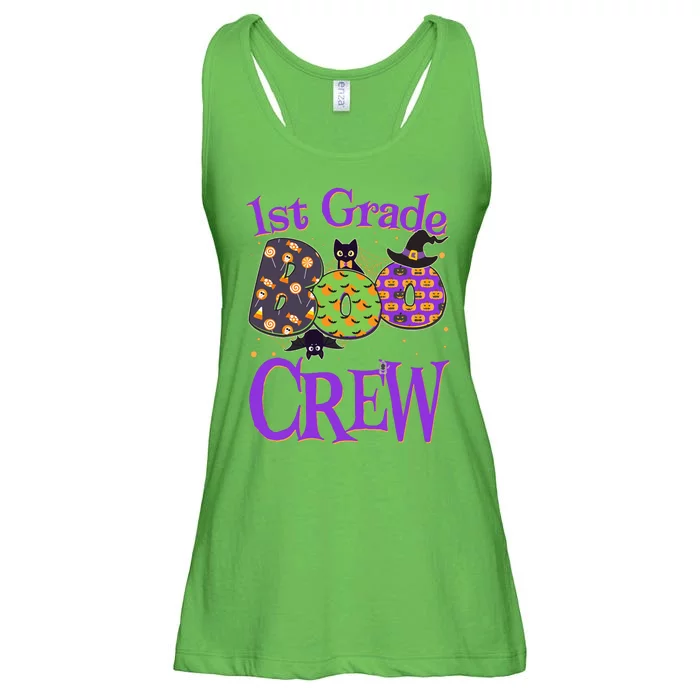 Cute Halloween 1st Grade Boo Crew Ladies Essential Flowy Tank