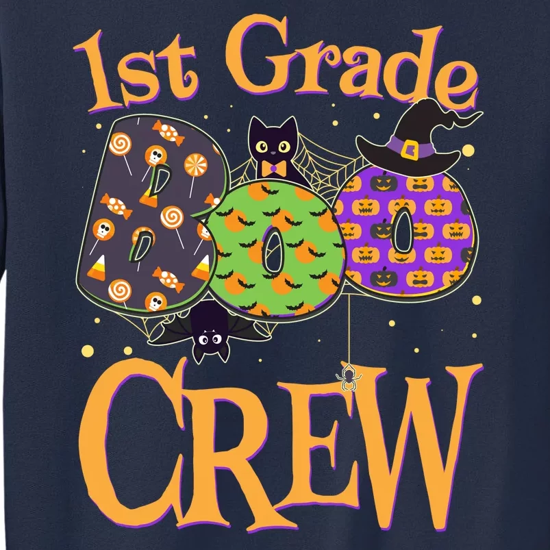 Cute Halloween 1st Grade Boo Crew Sweatshirt