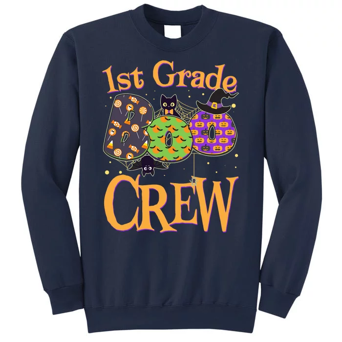 Cute Halloween 1st Grade Boo Crew Sweatshirt