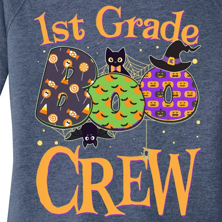 Cute Halloween 1st Grade Boo Crew Women's Perfect Tri Tunic Long Sleeve Shirt