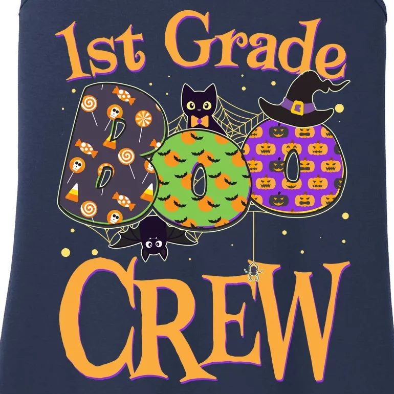 Cute Halloween 1st Grade Boo Crew Ladies Essential Tank