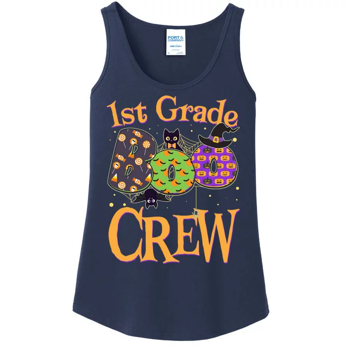 Cute Halloween 1st Grade Boo Crew Ladies Essential Tank