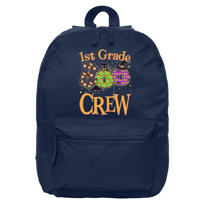 Cute Halloween 1st Grade Boo Crew 16 in Basic Backpack