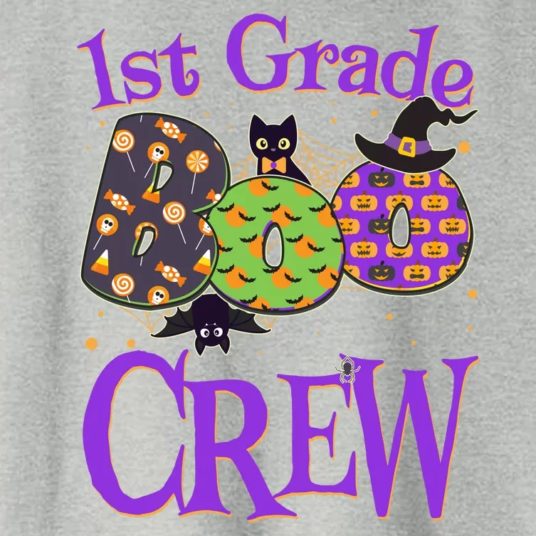 Cute Halloween 1st Grade Boo Crew Women's Crop Top Tee