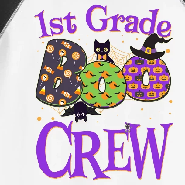 Cute Halloween 1st Grade Boo Crew Toddler Fine Jersey T-Shirt