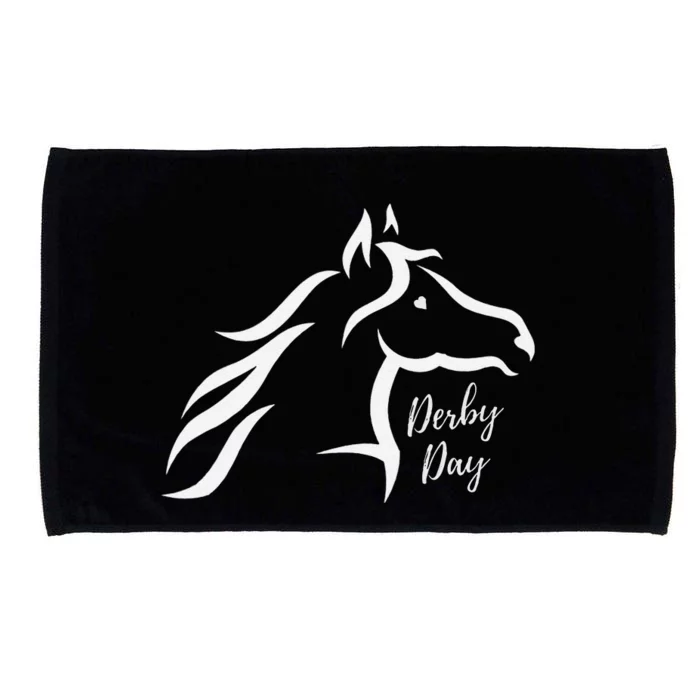 Cute Horse 150th Derby Day 2024 Horse Racing Fascinator Hat Microfiber Hand Towel