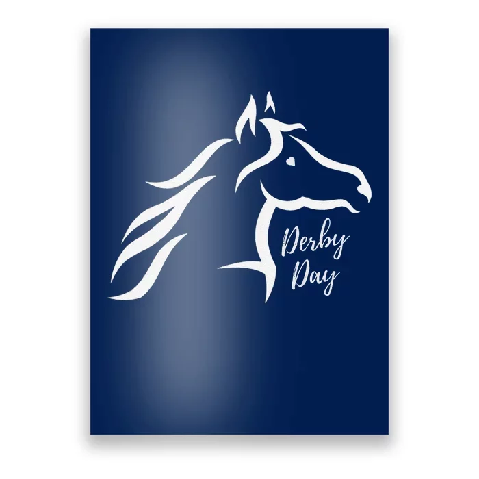 Cute Horse 150th Derby Day 2024 Horse Racing Fascinator Hat Poster