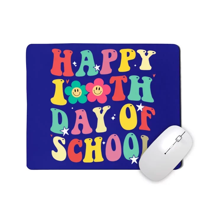 Cute Happy 100th Day Of School Teacher 100 Days Groovy Cute Gift Mousepad