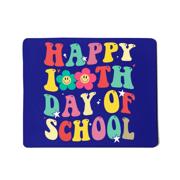 Cute Happy 100th Day Of School Teacher 100 Days Groovy Cute Gift Mousepad