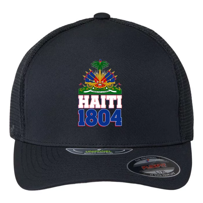 Celebrate Haiti 1804 Revolution Flexfit Unipanel Trucker Cap