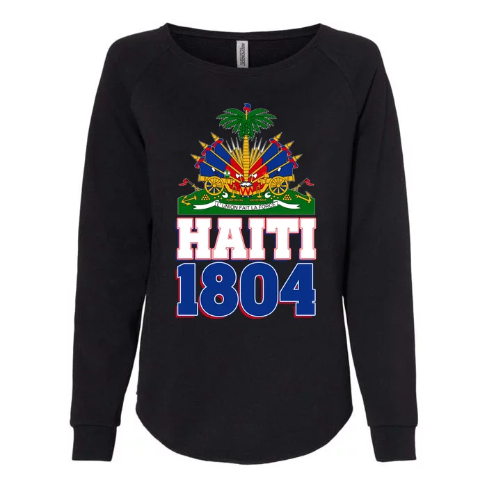 Celebrate Haiti 1804 Revolution Womens California Wash Sweatshirt