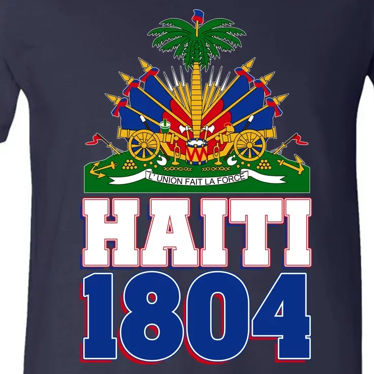 Celebrate Haiti 1804 Revolution V-Neck T-Shirt