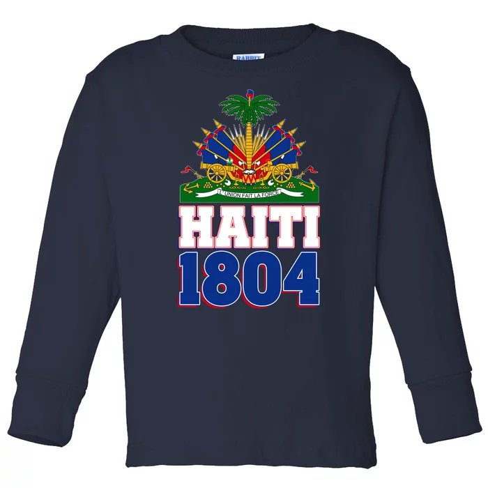 Celebrate Haiti 1804 Revolution Toddler Long Sleeve Shirt