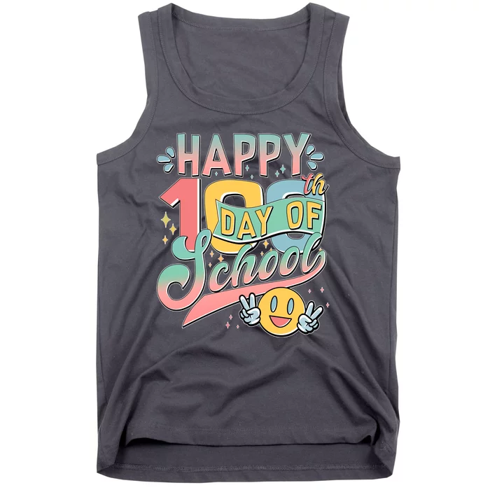 Cute Happy 100th Day Of School Tank Top