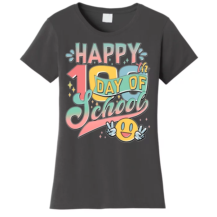 Cute Happy 100th Day Of School Women's T-Shirt