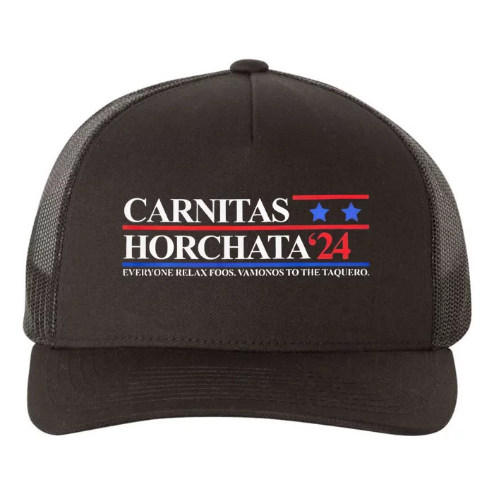 Carnitas Horchata 2024 Everyone Relax Foos Vamonos Yupoong Adult 5-Panel Trucker Hat