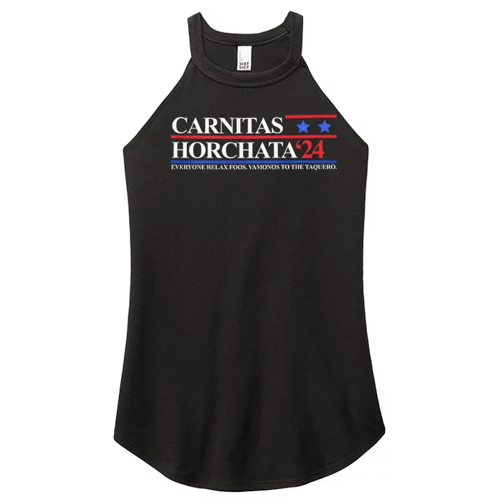 Carnitas Horchata 2024 Everyone Relax Foos Vamonos Women’s Perfect Tri Rocker Tank