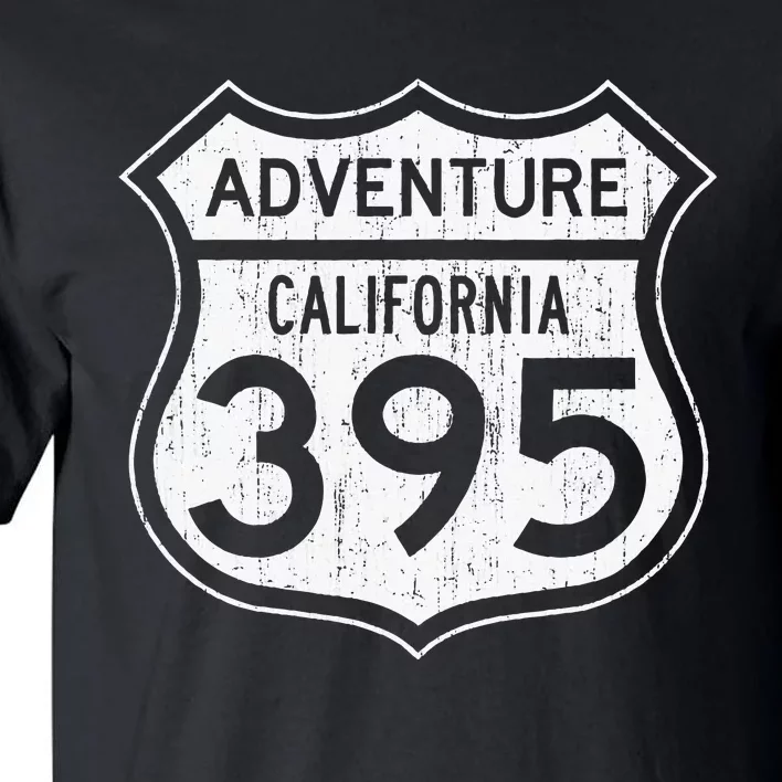 California Highway 395 Hiking Fishing Climbing Adventure Tall T-Shirt