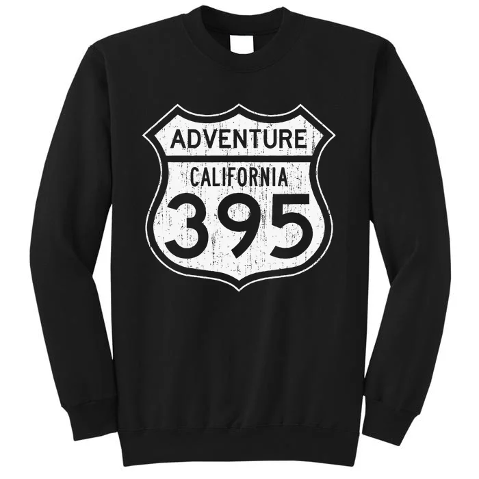 California Highway 395 Hiking Fishing Climbing Adventure Tall Sweatshirt