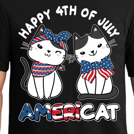 Cute Happy 4th Of July Americat Pajama Set