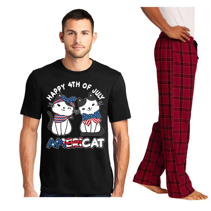 Cute Happy 4th Of July Americat Pajama Set