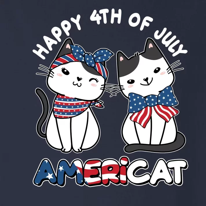 Cute Happy 4th Of July Americat Toddler Long Sleeve Shirt