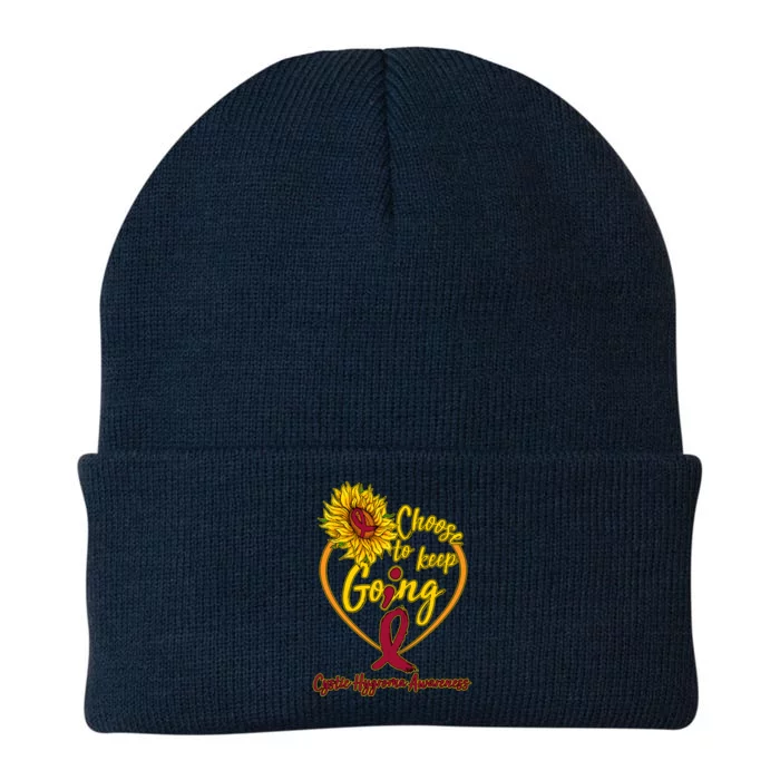 Cystic Hygroma Awareness Choose To Keep Going Knit Cap Winter Beanie