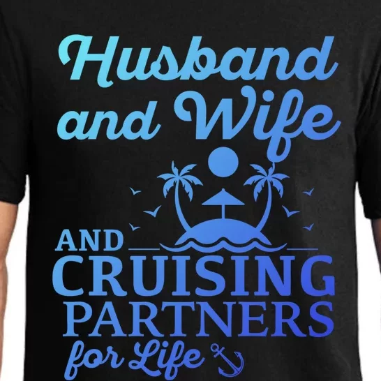 Cruising Husband And Wife Cruise Partners For Life Matching Great Gift Pajama Set