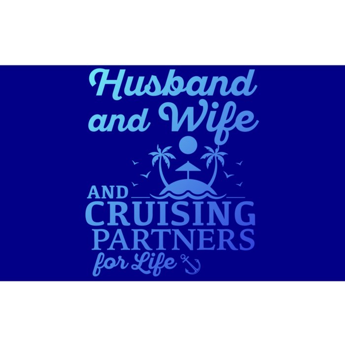 Cruising Husband And Wife Cruise Partners For Life Matching Great Gift Bumper Sticker