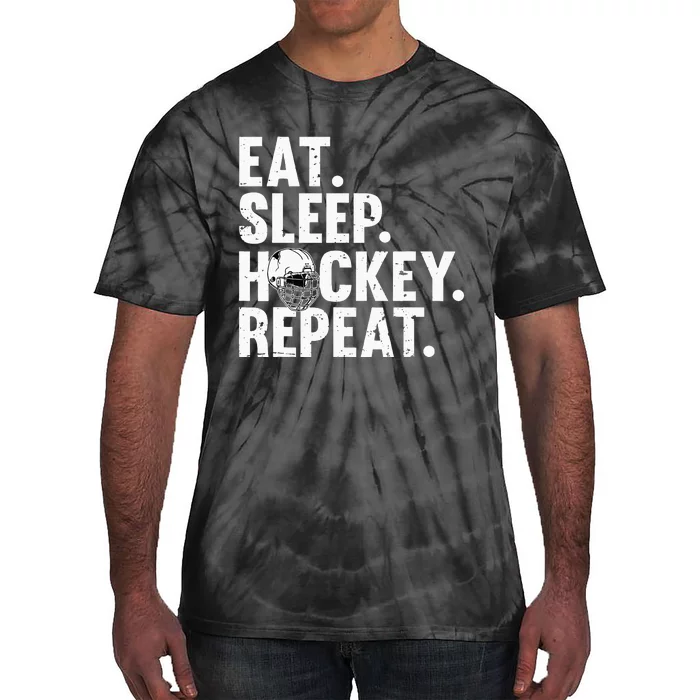 Cool Hockey Art For Men Women Ice Hockey Lover Goalie Player Tie-Dye T-Shirt