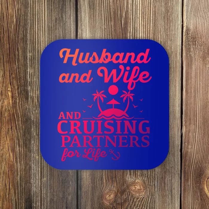 Cruising Husband And Wife Cruise Partners For Life Matching Great Gift Coaster