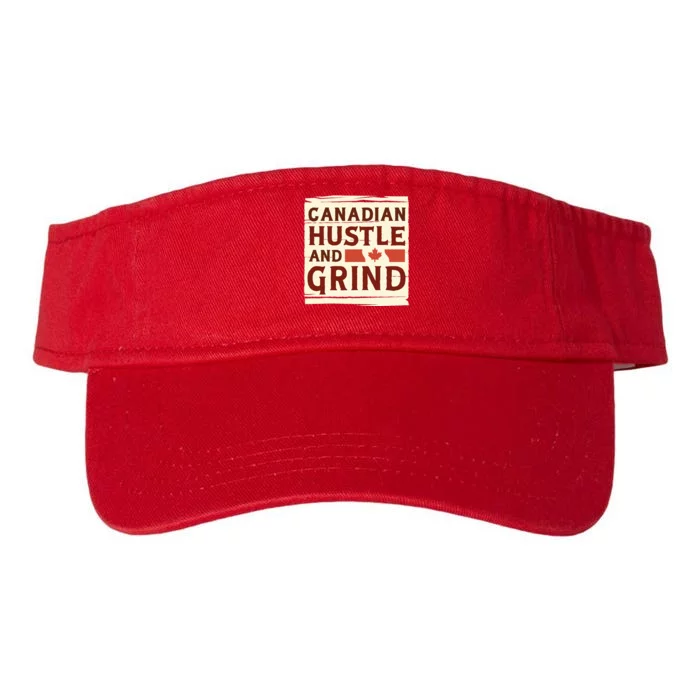 Canadian Hustle And Grind Valucap Bio-Washed Visor