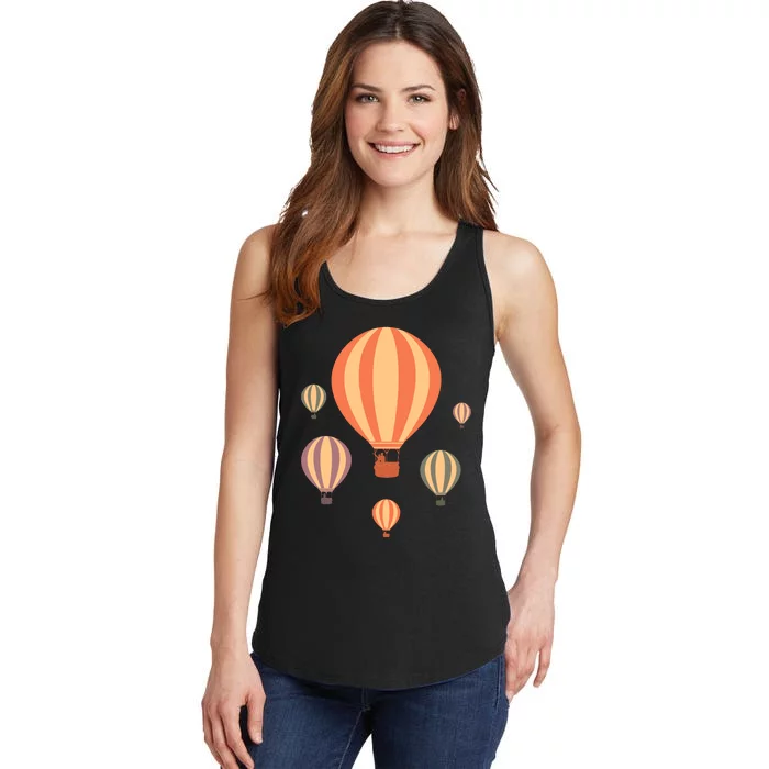 Cute Hot Air Balloons | Balloon Sky Ladies Essential Tank