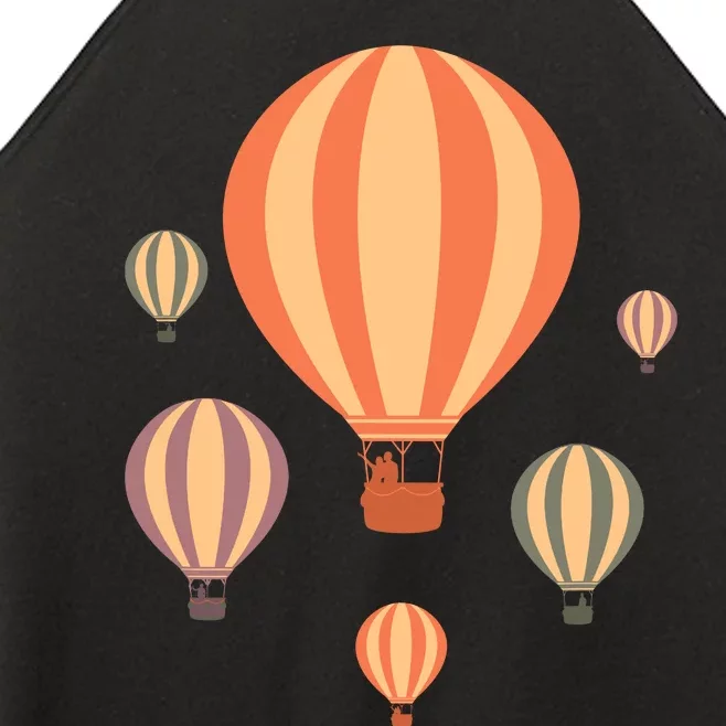 Cute Hot Air Balloons | Balloon Sky Women’s Perfect Tri Rocker Tank